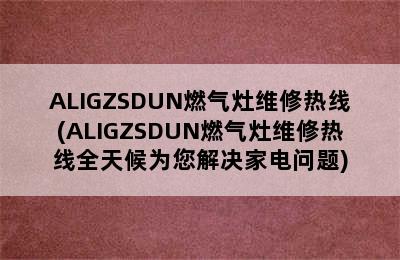 ALIGZSDUN燃气灶维修热线(ALIGZSDUN燃气灶维修热线全天候为您解决家电问题)