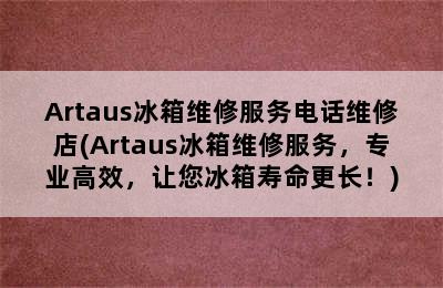 Artaus冰箱维修服务电话维修店(Artaus冰箱维修服务，专业高效，让您冰箱寿命更长！)