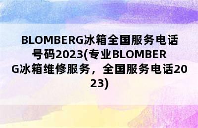 BLOMBERG冰箱全国服务电话号码2023(专业BLOMBERG冰箱维修服务，全国服务电话2023)