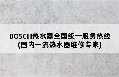 BOSCH热水器全国统一服务热线(国内一流热水器维修专家)