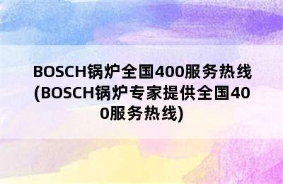 BOSCH锅炉全国400服务热线(BOSCH锅炉专家提供全国400服务热线)