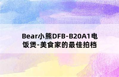 Bear小熊DFB-B20A1电饭煲-美食家的最佳拍档