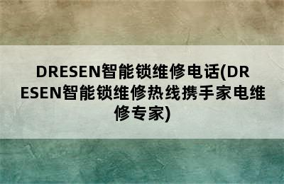 DRESEN智能锁维修电话(DRESEN智能锁维修热线携手家电维修专家)