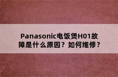 Panasonic电饭煲H01故障是什么原因？如何维修？