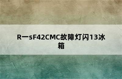 R一sF42CMC故障灯闪13冰箱