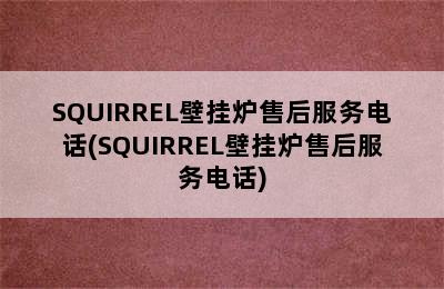 SQUIRREL壁挂炉售后服务电话(SQUIRREL壁挂炉售后服务电话)