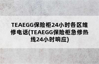 TEAEGG保险柜24小时各区维修电话(TEAEGG保险柜急修热线24小时响应)