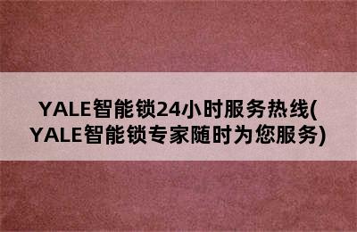 YALE智能锁24小时服务热线(YALE智能锁专家随时为您服务)