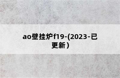 ao壁挂炉f19-(2023-已更新）