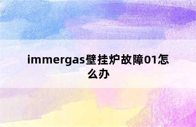 immergas壁挂炉故障01怎么办