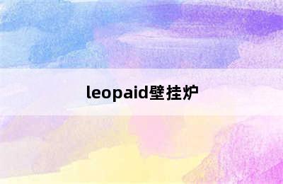 leopaid壁挂炉