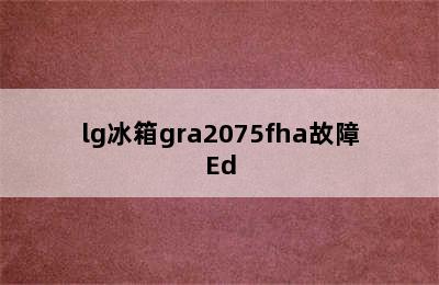 lg冰箱gra2075fha故障Ed