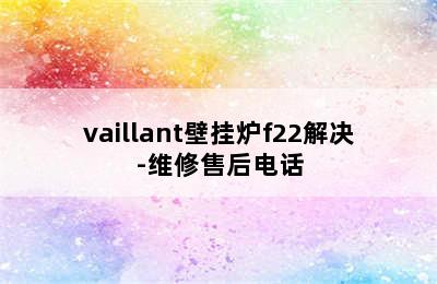 vaillant壁挂炉f22解决-维修售后电话