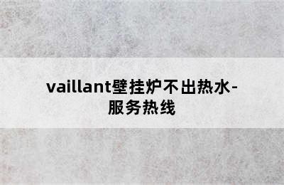 vaillant壁挂炉不出热水-服务热线