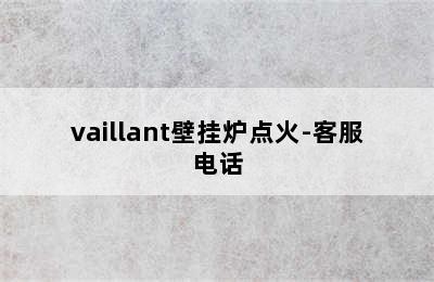 vaillant壁挂炉点火-客服电话