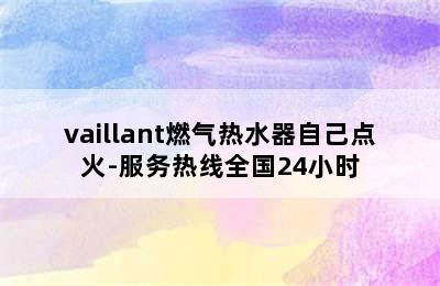 vaillant燃气热水器自己点火-服务热线全国24小时