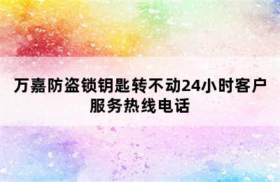 万嘉防盗锁钥匙转不动24小时客户服务热线电话