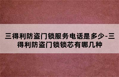 三得利防盗门锁服务电话是多少-三得利防盗门锁锁芯有哪几种