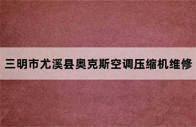 三明市尤溪县奥克斯空调压缩机维修