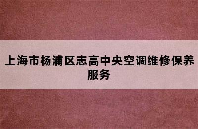 上海市杨浦区志高中央空调维修保养服务