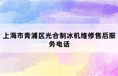 上海市青浦区光合制冰机维修售后服务电话