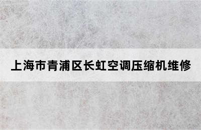 上海市青浦区长虹空调压缩机维修