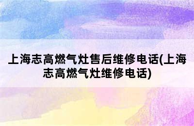 上海志高燃气灶售后维修电话(上海志高燃气灶维修电话)