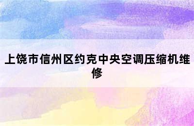 上饶市信州区约克中央空调压缩机维修