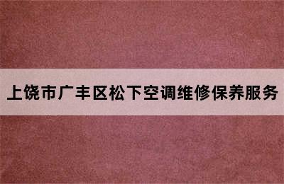 上饶市广丰区松下空调维修保养服务