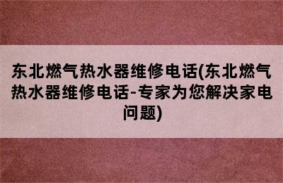 东北燃气热水器维修电话(东北燃气热水器维修电话-专家为您解决家电问题)