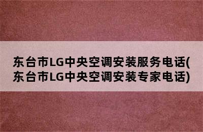 东台市LG中央空调安装服务电话(东台市LG中央空调安装专家电话)