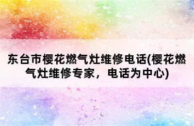 东台市樱花燃气灶维修电话(樱花燃气灶维修专家，电话为中心)