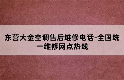 东营大金空调售后维修电话-全国统一维修网点热线