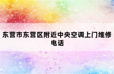 东营市东营区附近中央空调上门维修电话