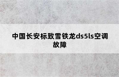 中国长安标致雪铁龙ds5ls空调故障