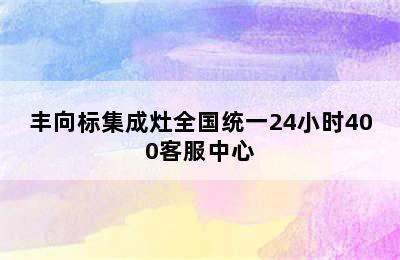 丰向标集成灶全国统一24小时400客服中心