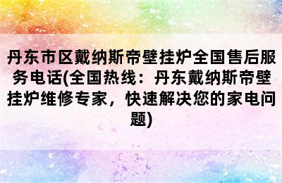 丹东市区戴纳斯帝壁挂炉全国售后服务电话(全国热线：丹东戴纳斯帝壁挂炉维修专家，快速解决您的家电问题)