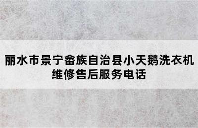 丽水市景宁畲族自治县小天鹅洗衣机维修售后服务电话