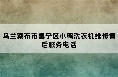 乌兰察布市集宁区小鸭洗衣机维修售后服务电话