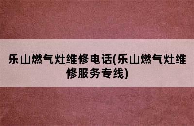 乐山燃气灶维修电话(乐山燃气灶维修服务专线)