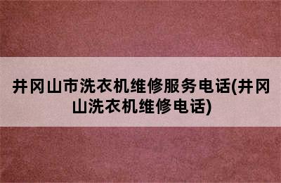 井冈山市洗衣机维修服务电话(井冈山洗衣机维修电话)