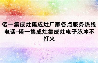 偌一集成灶集成灶厂家各点服务热线电话-偌一集成灶集成灶电子脉冲不打火