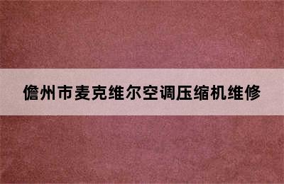 儋州市麦克维尔空调压缩机维修