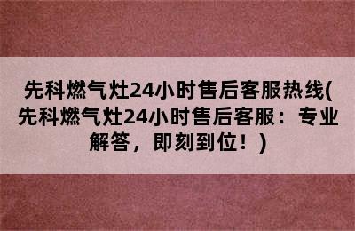 先科燃气灶24小时售后客服热线(先科燃气灶24小时售后客服：专业解答，即刻到位！)