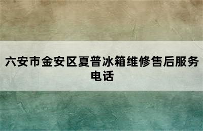 六安市金安区夏普冰箱维修售后服务电话