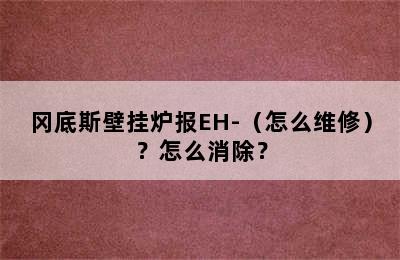 冈底斯壁挂炉报EH-（怎么维修）？怎么消除？