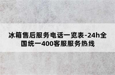 冰箱售后服务电话一览表-24h全国统一400客服服务热线