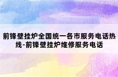 前锋壁挂炉全国统一各市服务电话热线-前锋壁挂炉维修服务电话