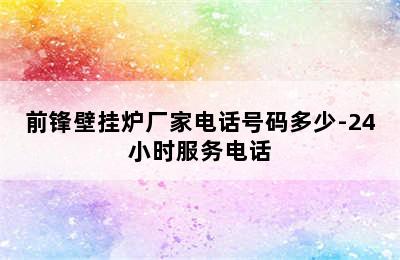 前锋壁挂炉厂家电话号码多少-24小时服务电话