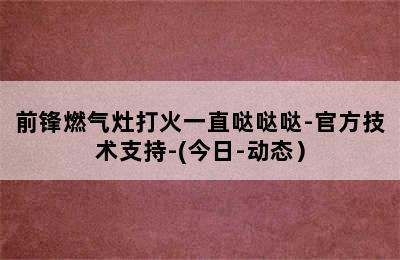 前锋燃气灶打火一直哒哒哒-官方技术支持-(今日-动态）